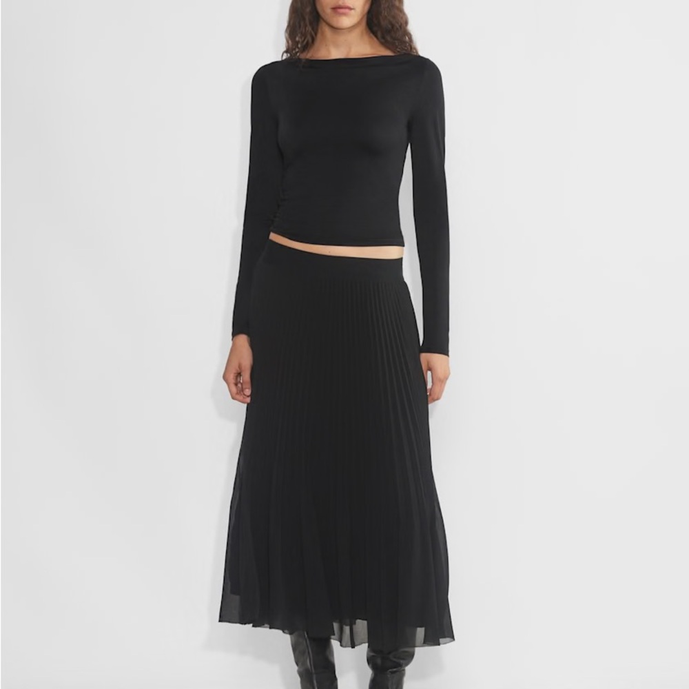 Wilfred Beverly Longsleeve, black XXS